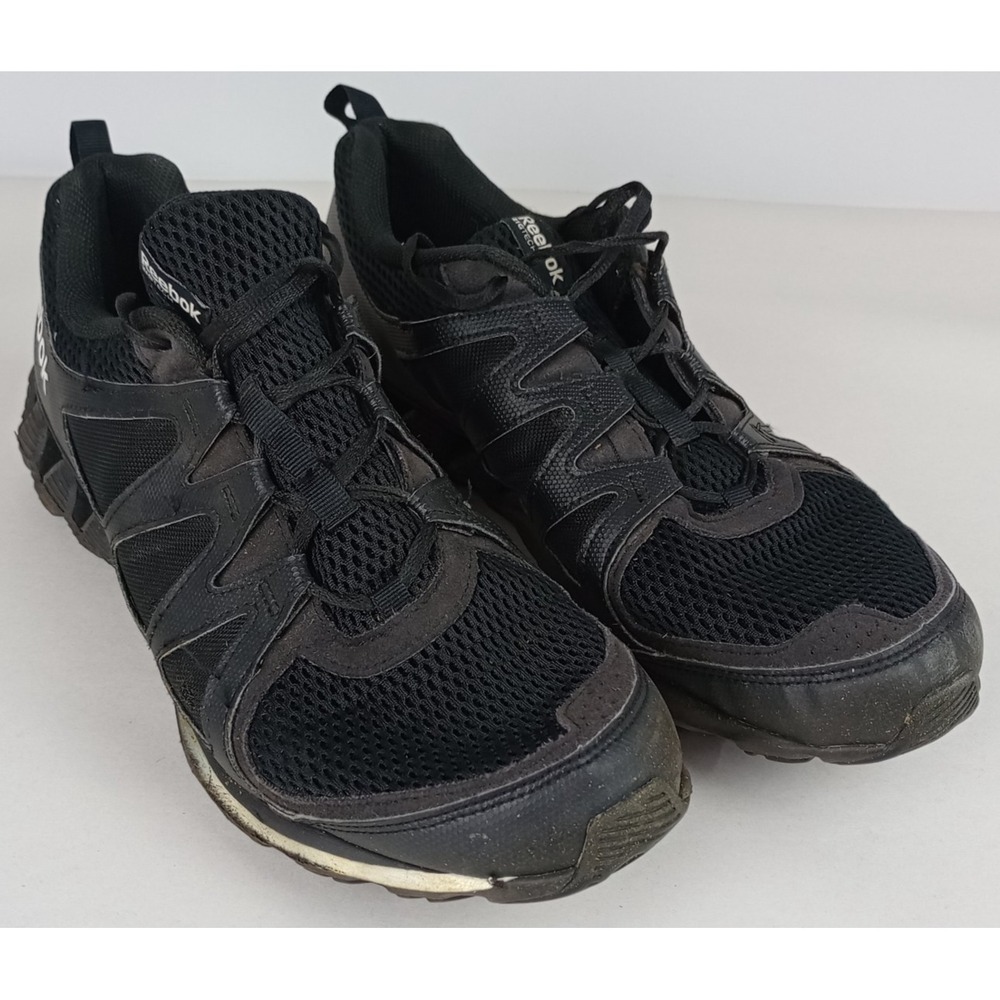 Reebok Men's 12 Black Zigtech Sneakers Running Shoes